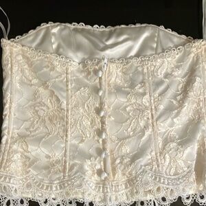 Jessica McClintock Vintage Cream Corset